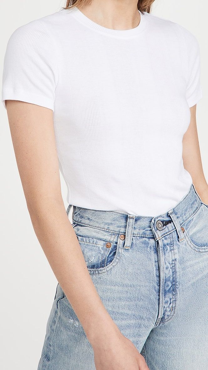 Short Sleeve Rib Tee | Shopbop