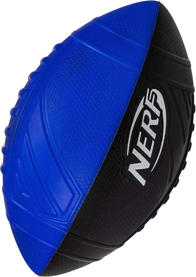 Nerf Pro Grip Football, Blue, Classic Foam Ball, Easy to Catch & Throw, Sports Toys, Christmas Gi... | Amazon (US)