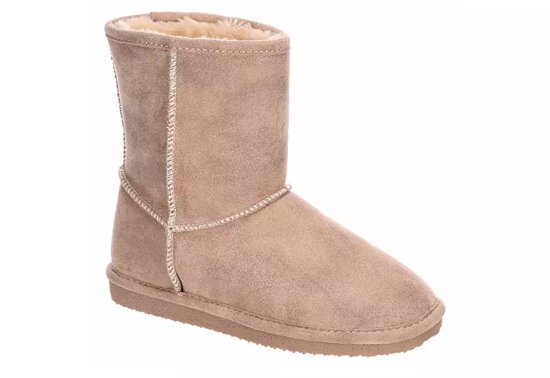 Cupcake Couture Girls Comfy Fur Boot - Champagne | Rack Room Shoes