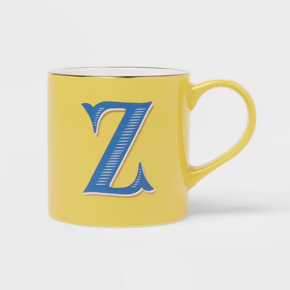 16oz Stoneware Monogram Mug - Opalhouse™ | Target
