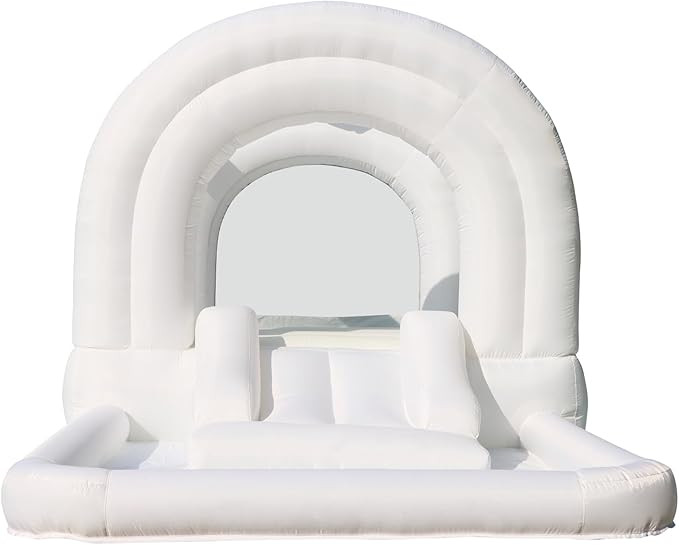 Bounceland Daydreamer Cloud Bounce House w/Ball Pit, Neutral Bouncer with Slide, 11.8 ft L x 6.9 ... | Amazon (US)