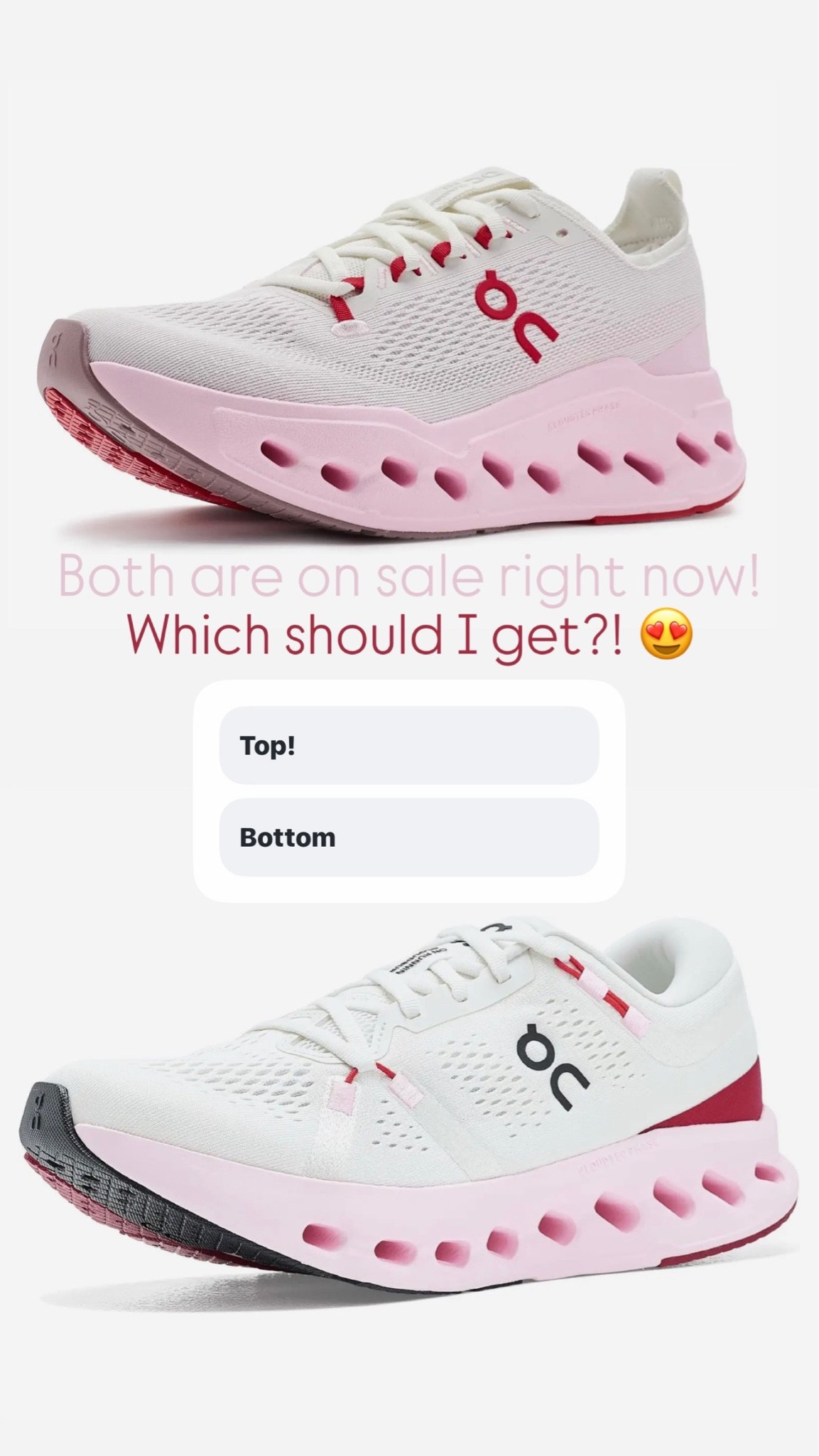 ON’s ON SALE!! Size up 1/2 size. These are so good for running!

#LTKfitnessgoals #LTKSaleAlert #LTKActive