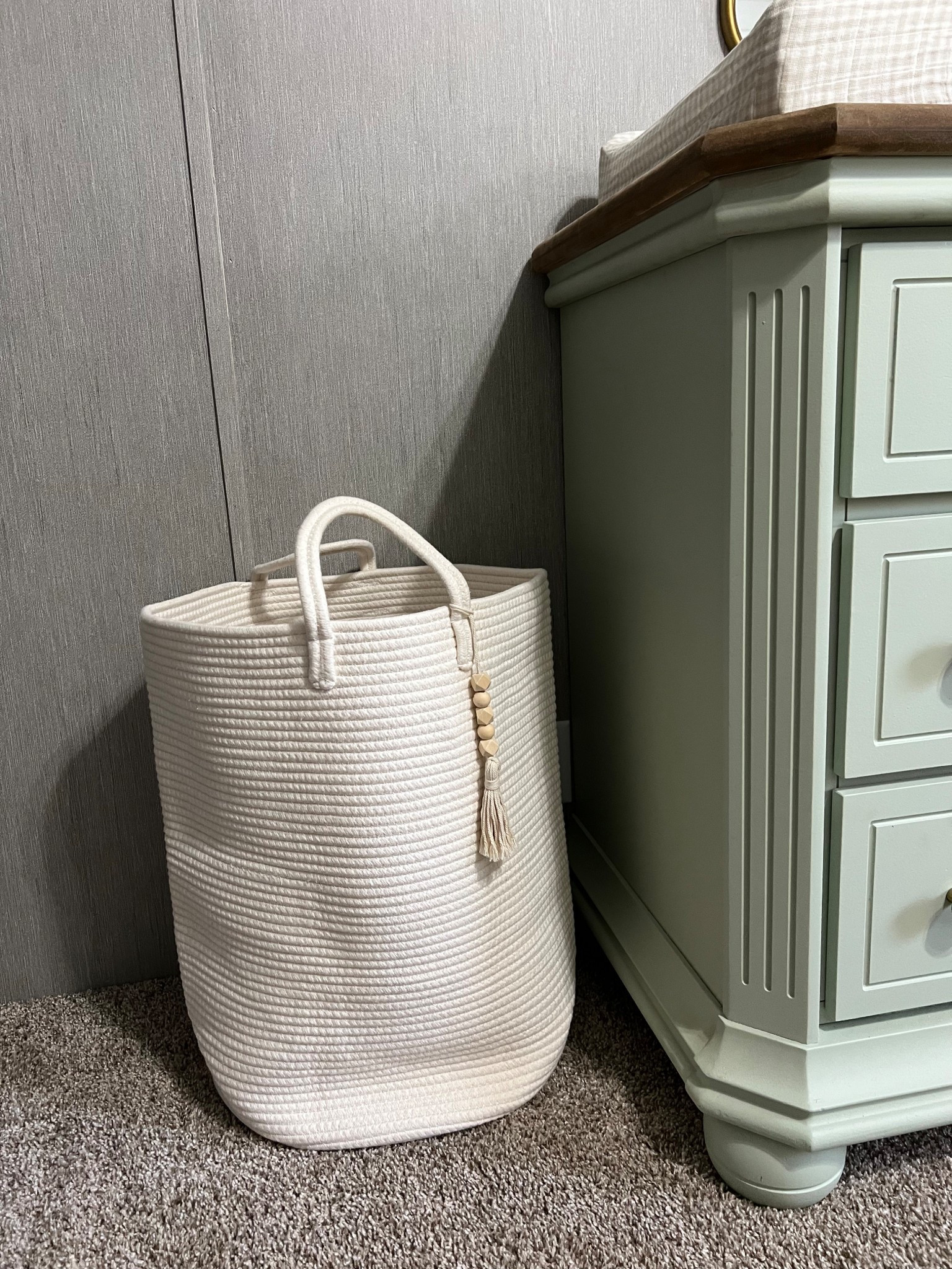Laundry basket but cute!