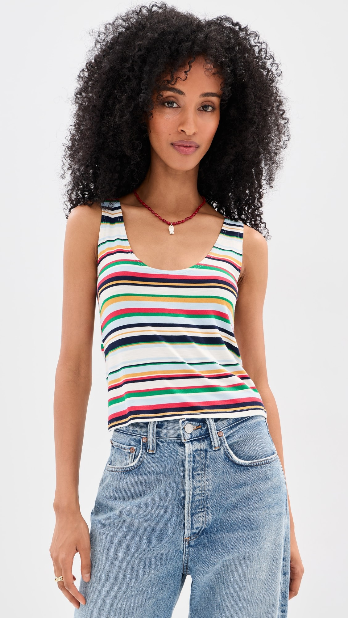 Louise Cropped Stripe Tank | Shopbop