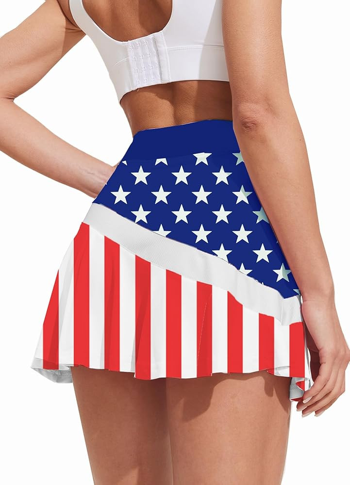 Ekouaer Tennis Skirts for Women Pleated Athletic Golf Skorts Skirt with Shorts Pockets Lightweigh... | Amazon (US)