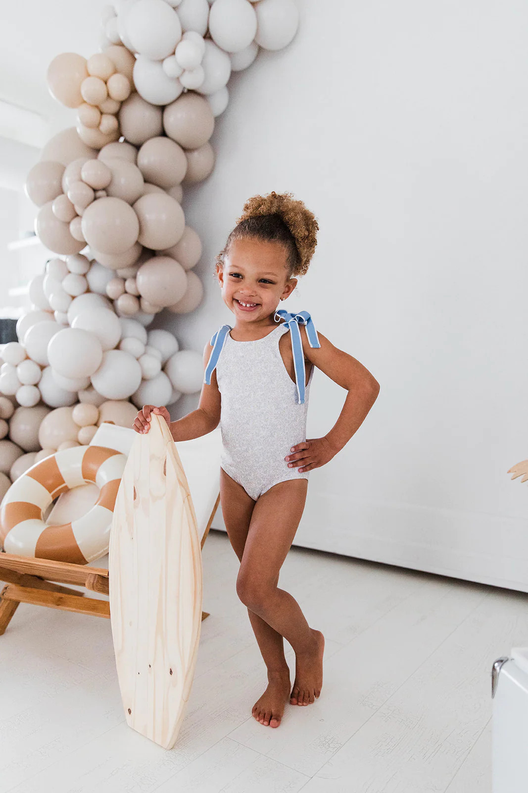 Malibu One Piece - Multi Floral | Kid's Swimwear | Ollie's Day