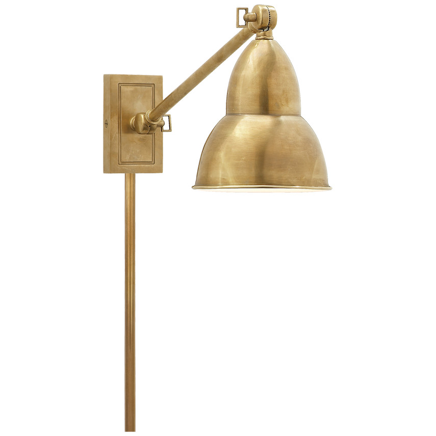 French Library Single Arm Wall Lamp | Visual Comfort