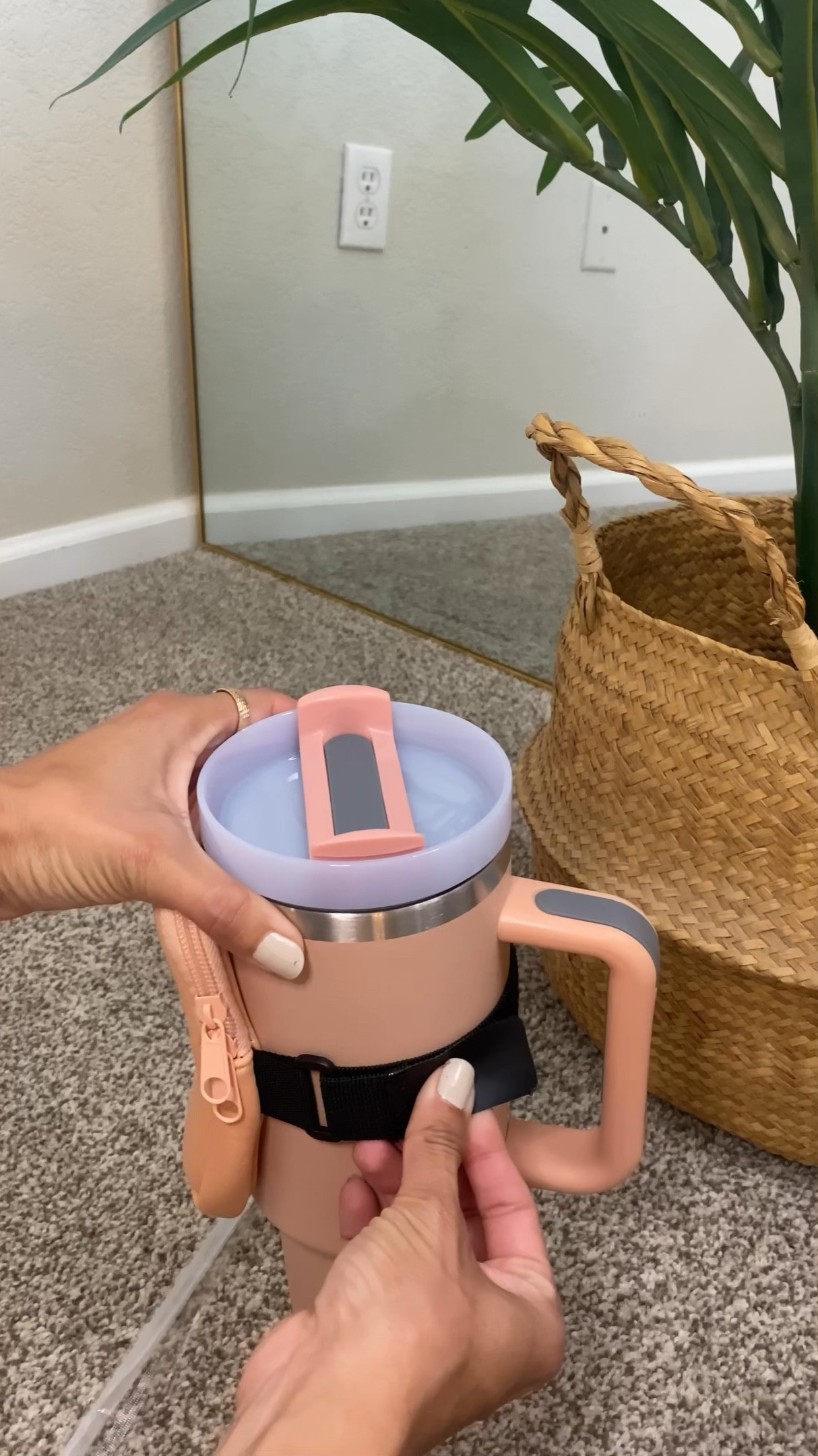 Meet my *everything* accessory! This is my new water bottle for the gym, dog park, errands, etc. loveeee the pouch so I can carry my wallet and keys carefree! This is the kind of thing you didn’t know you needed until you see how easy it makes life! Use code Chloe10 for a discount! 

Amazon finds, amazon must haves, water bottle with pouch, Stanley dupe, affordable Stanley 

#LTKFind #LTKBacktoSchool

#LTKU