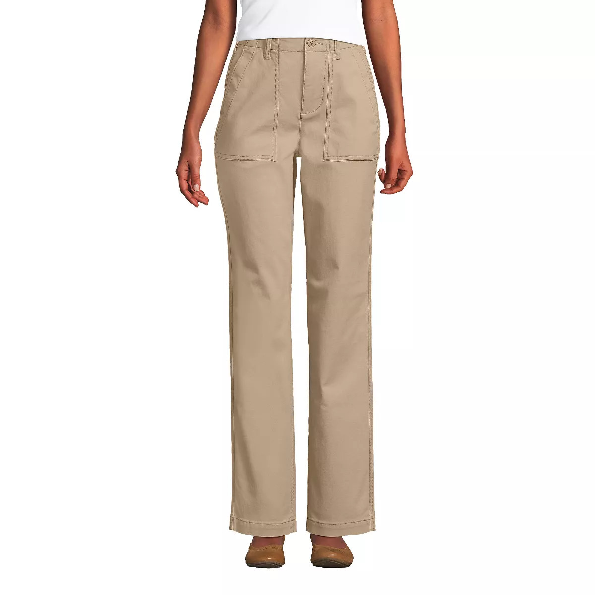Lands' End Women's High Rise Chino Utility Pants | Target