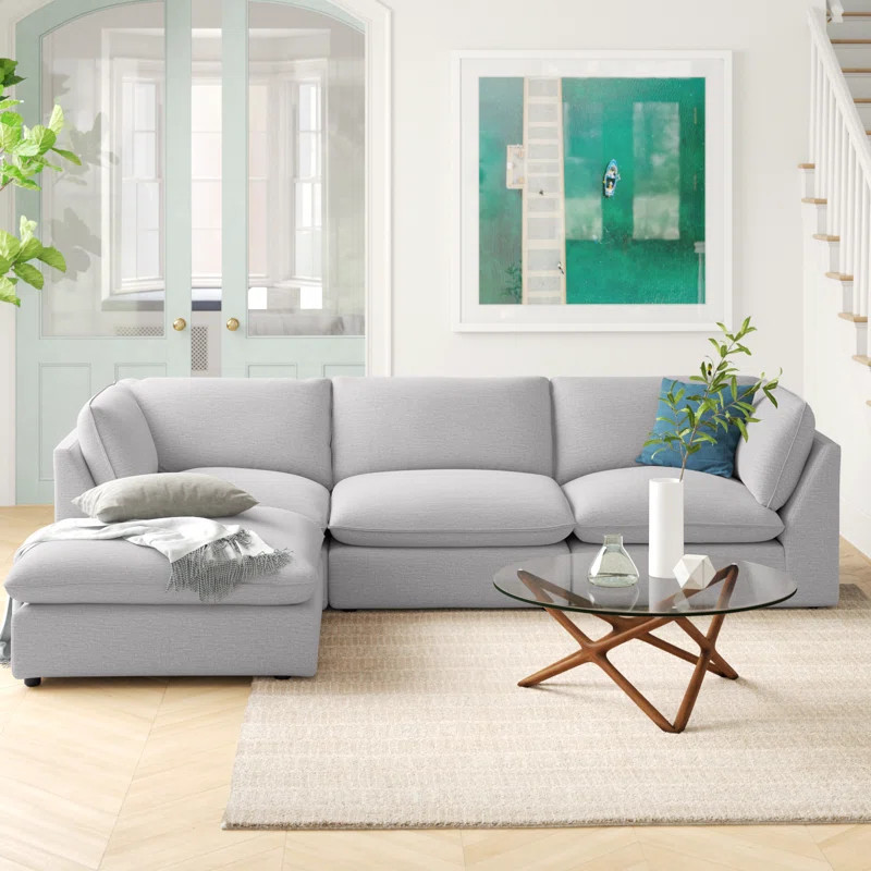 Brijito 4 - Piece Upholstered Sectional | Wayfair North America