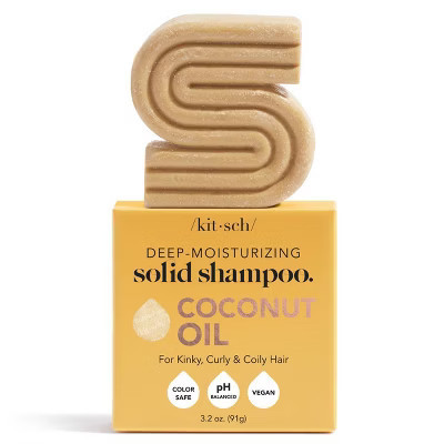 Kitsch Coconut Oil Deep-Moisturizing Solid Shampoo Bar - 3.2oz: Paraben-Free, Silicone-Free, Vegan | Target