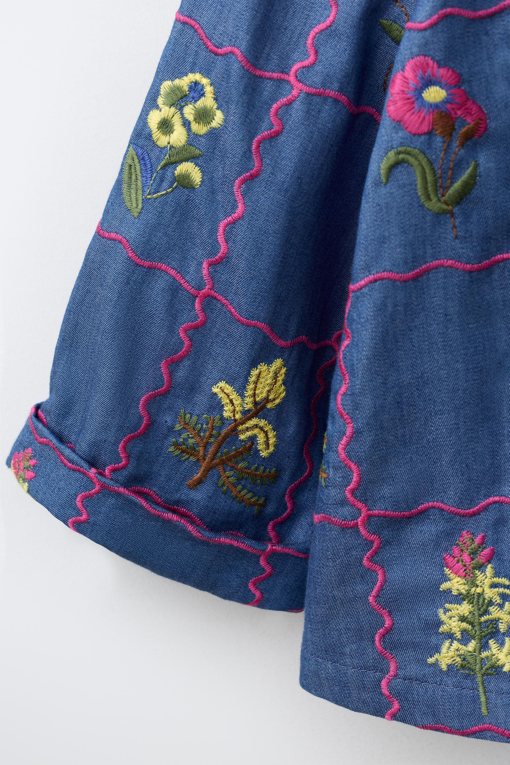 EMBROIDERED SHIRT | Zara US