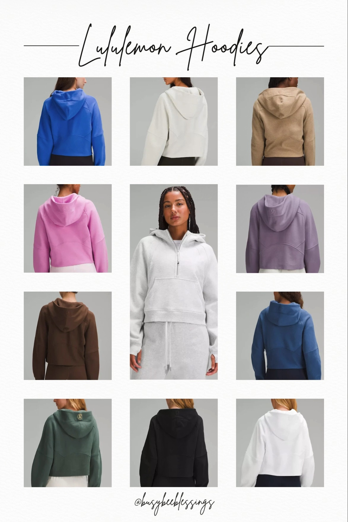 These Lululemon half-zip hoodies are incredibly comfortable and feature an oversized fit with cozy, soft fabric. Colors and sizes are already selling fast so get them soon!

#LTKGiftGuide #LTKworkwear #LTKSeasonal