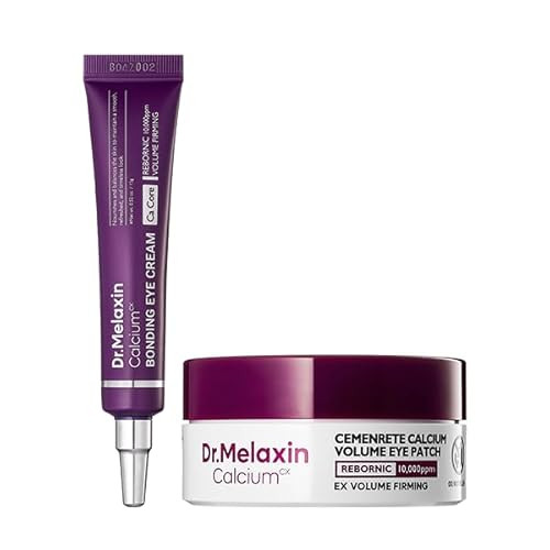 Dr.Melaxin Calcium Eye Patch & Bonding Eye Cream Bundle – Firming, Anti-Wrinkle K-Beauty Eye Care Set – Puffiness, Wrinkle & Dark Circle Care | Amazon (US)