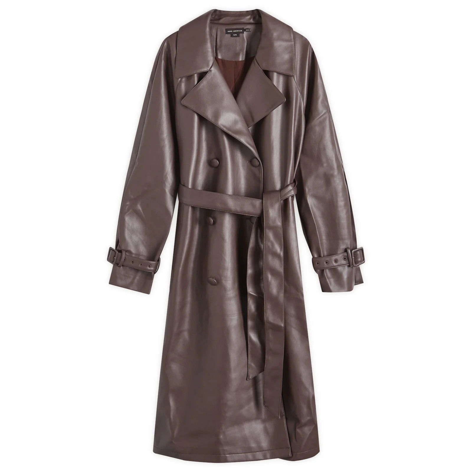 Good American Women's Uniform Trench Bark | END. Clothing
