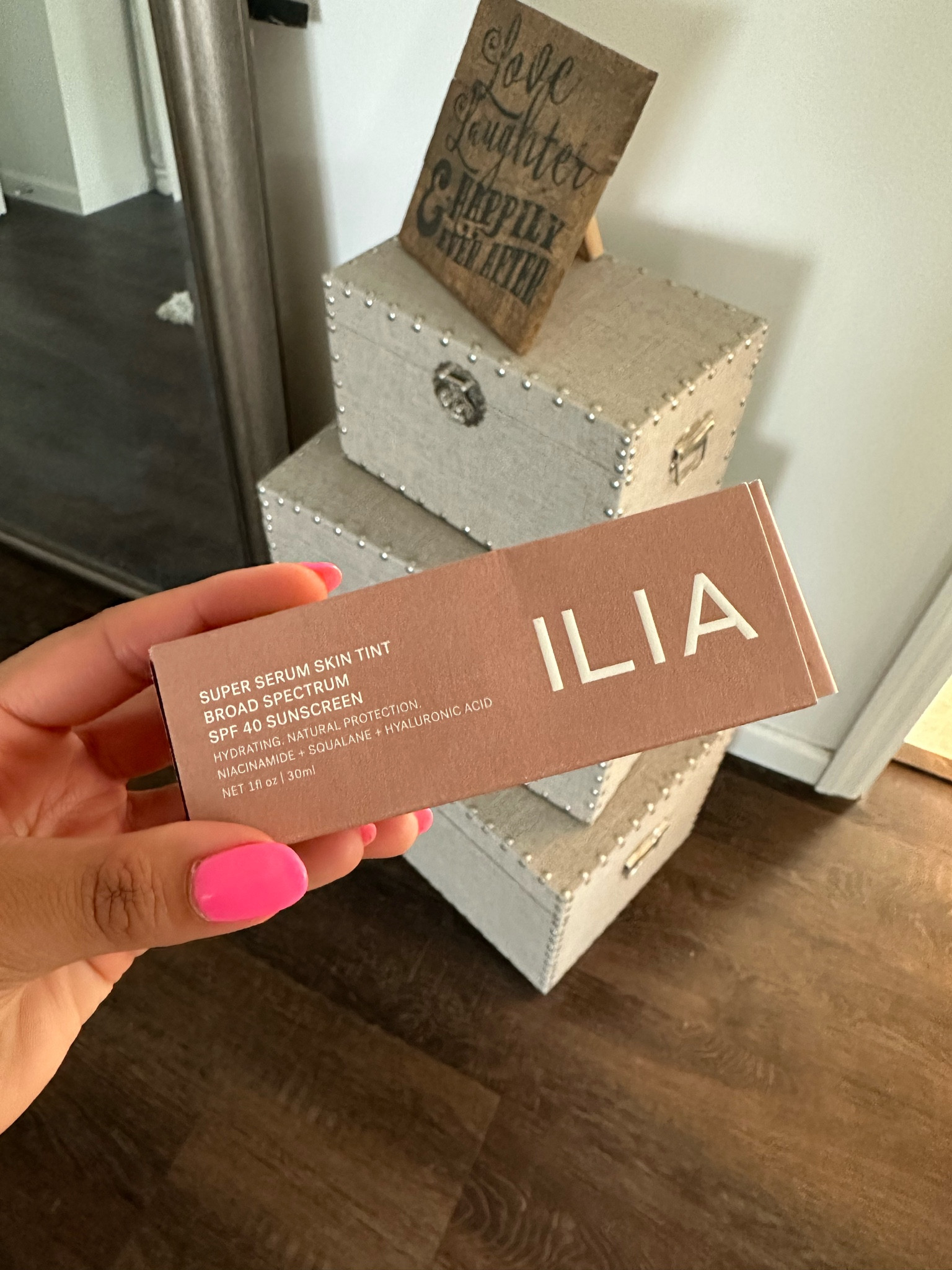 Loving how light this Ilia serum is, it’s a skin tint so I went a little lighter as it dries it shows darker! Plus it has SPF 40 in it 🙌🏽

#LTKunder50 #LTKbeauty #LTKFind