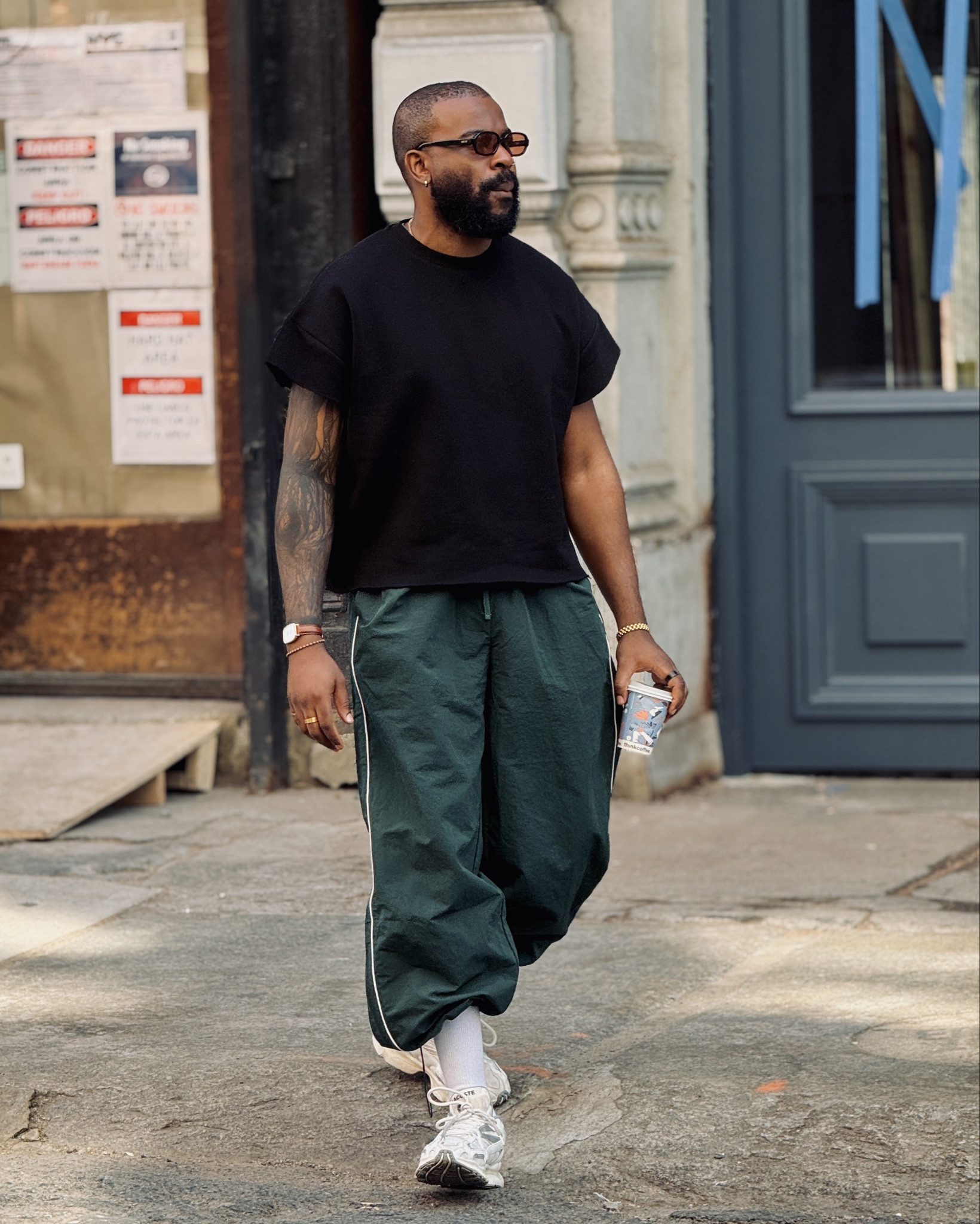 I wear an L regular, so a small is recommended for the cropped look on the shirt.

#LTKootd #LTKSeasonal #LTKMens