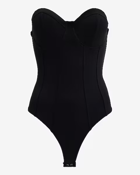 Body Contour High Compression Strapless Corset Bodysuit | Express
