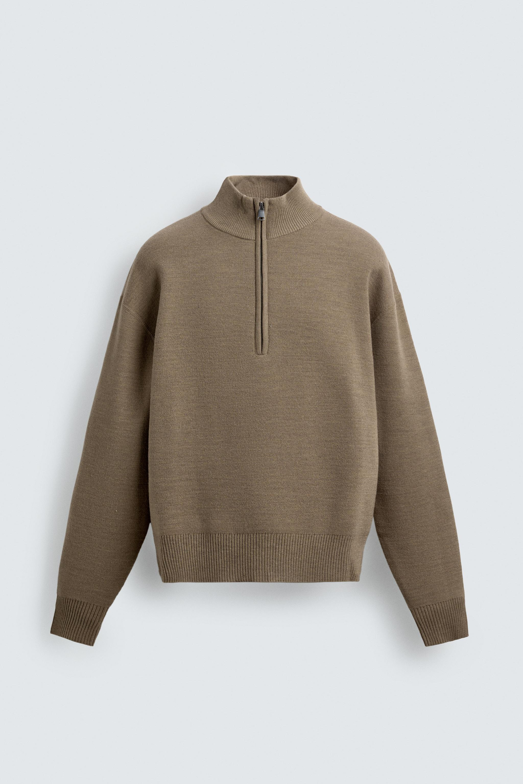 QUARTER-ZIP JUMPER | Zara US