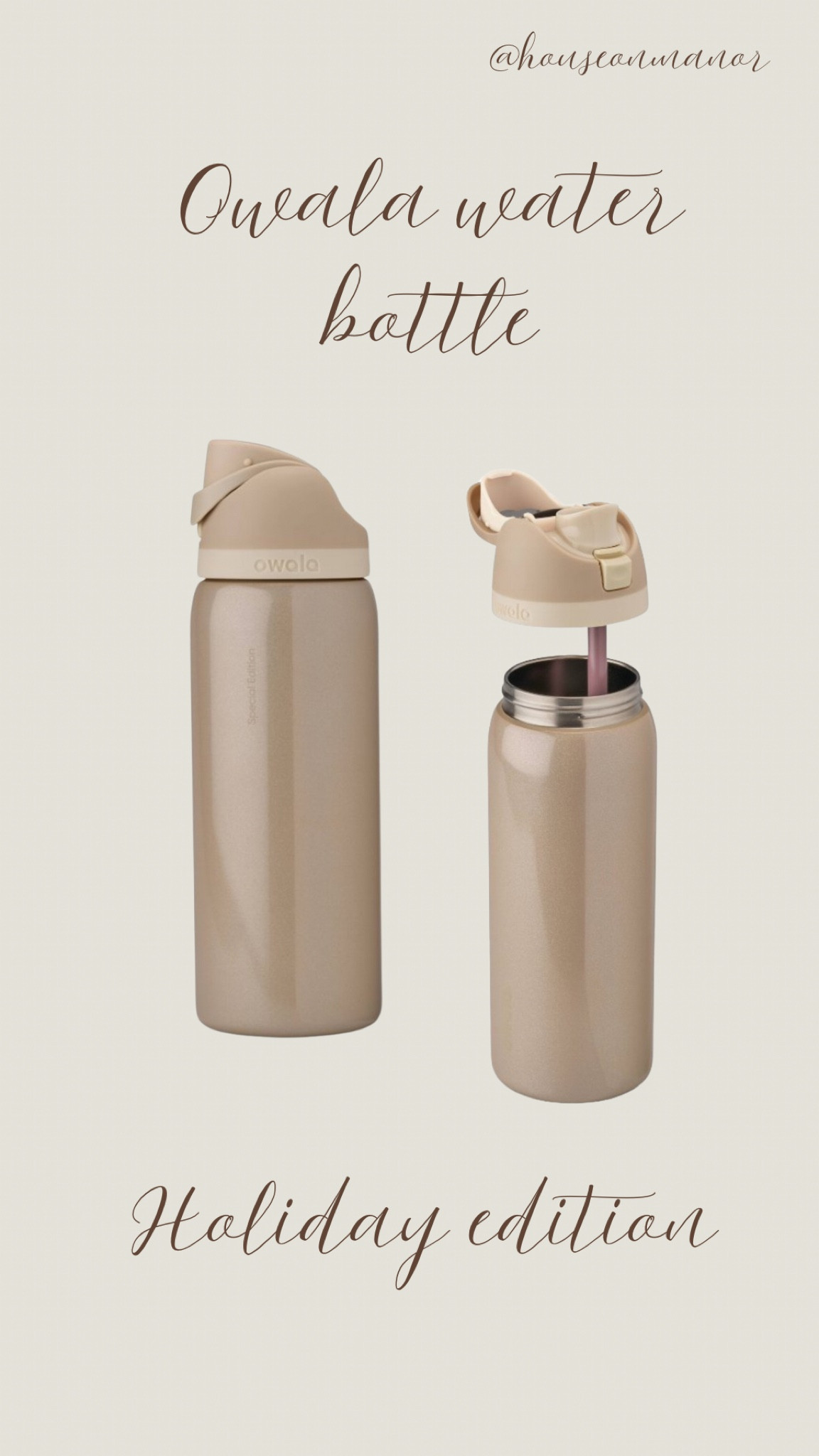 This top selling Owala water bottle *special holiday edition* is back in stock! 

#LTKGiftGuide #LTKFindsUnder50 #LTKHoliday