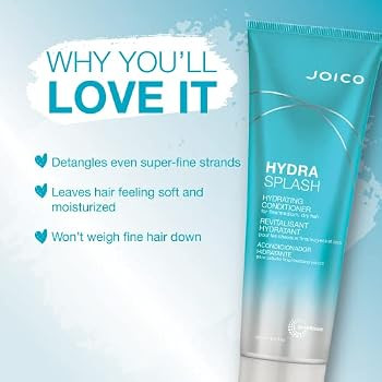 Joico HydraSplash Hydrating Conditioner | Replenish Moisture | For Fine / Medium / Dry Hair | Amazon (US)