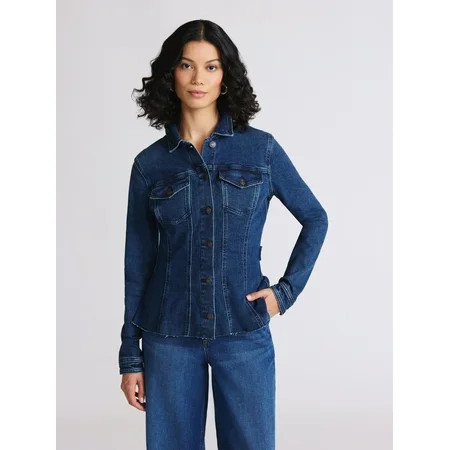 Sofia by Sofia Vergara Women's and Women's Plus Peplum Jacket, Sizes XS-4X | Walmart (US)