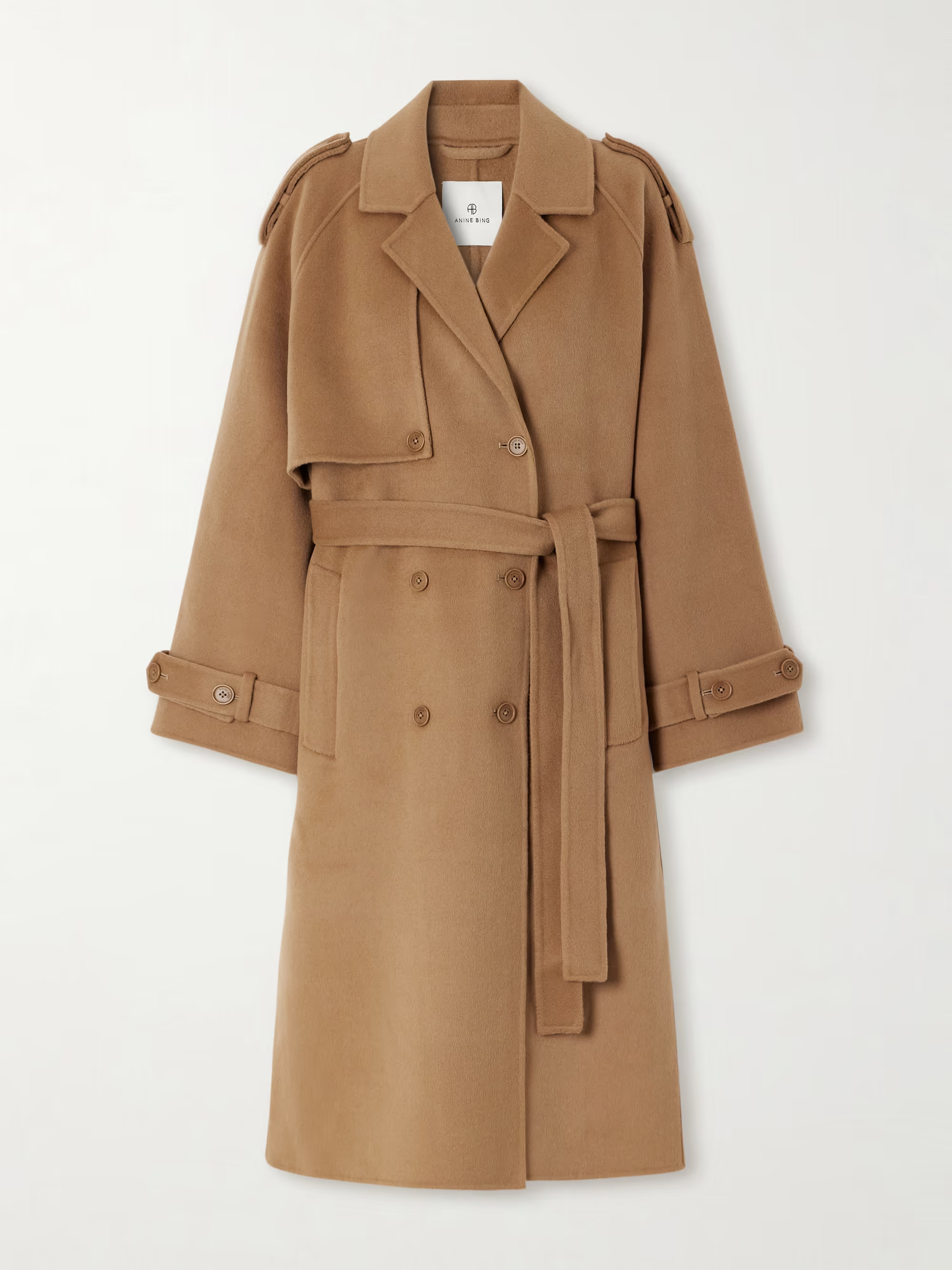 Rickie wool and cashmere-blend trench coat | NET-A-PORTER (US)