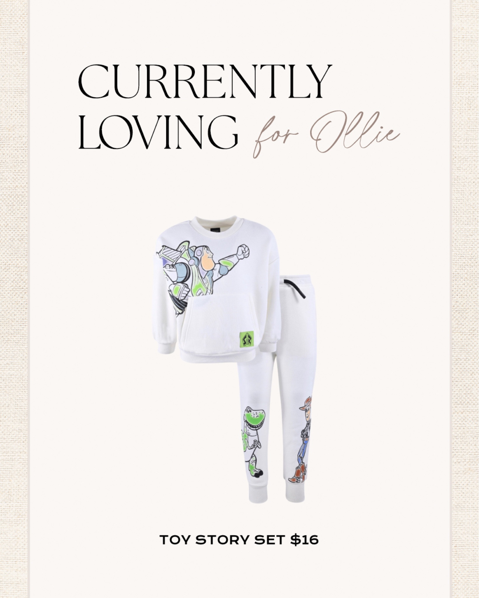 Oliver’s outfit today! Still available 👏🏼 only $16 for the full set. He’s in a 2T and has plenty of space! 

Toy Story, Toy Story toddler outfits, buzz Lightyear, Disney outfit, Walmart finds 

#LTKkids