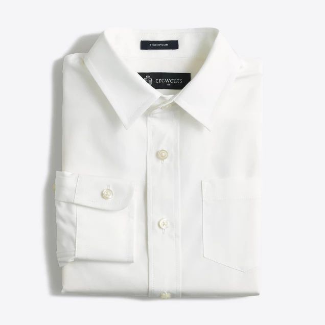 Boys' Thompson point-collar dress shirt | J.Crew Factory