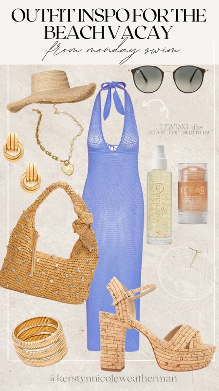 The perfect beach look for your trips coming up! I love this halter neck beach cover up dress!! Would be stunning on! 
✨☁️🤭 
 #SummerStyle #FashionForward #SummerFashion #HotWeatherFashion #BeachVibes #SummerTrends #OOTD (Outfit Of The Day) #SunshineStyle#VacayMode #PoolsideChic


#LTKstyletip #LTKswim #LTKtravel