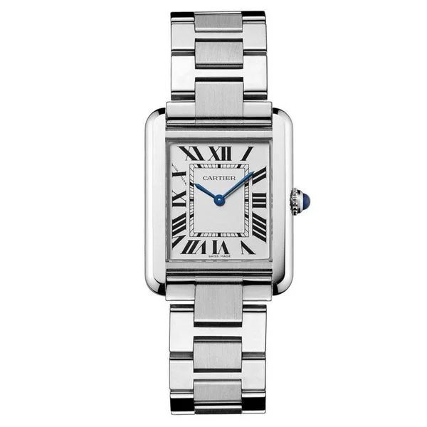 Cartier Women's W5200013 'Tank Solo' Stainless Steel Watch | Bed Bath & Beyond