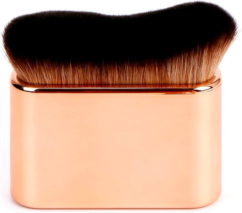 Self Tan Brush By Yoseng - Self Tanning Brush Applicator- Kabuki Brush for Body, Rose Gold Founda... | Amazon (US)
