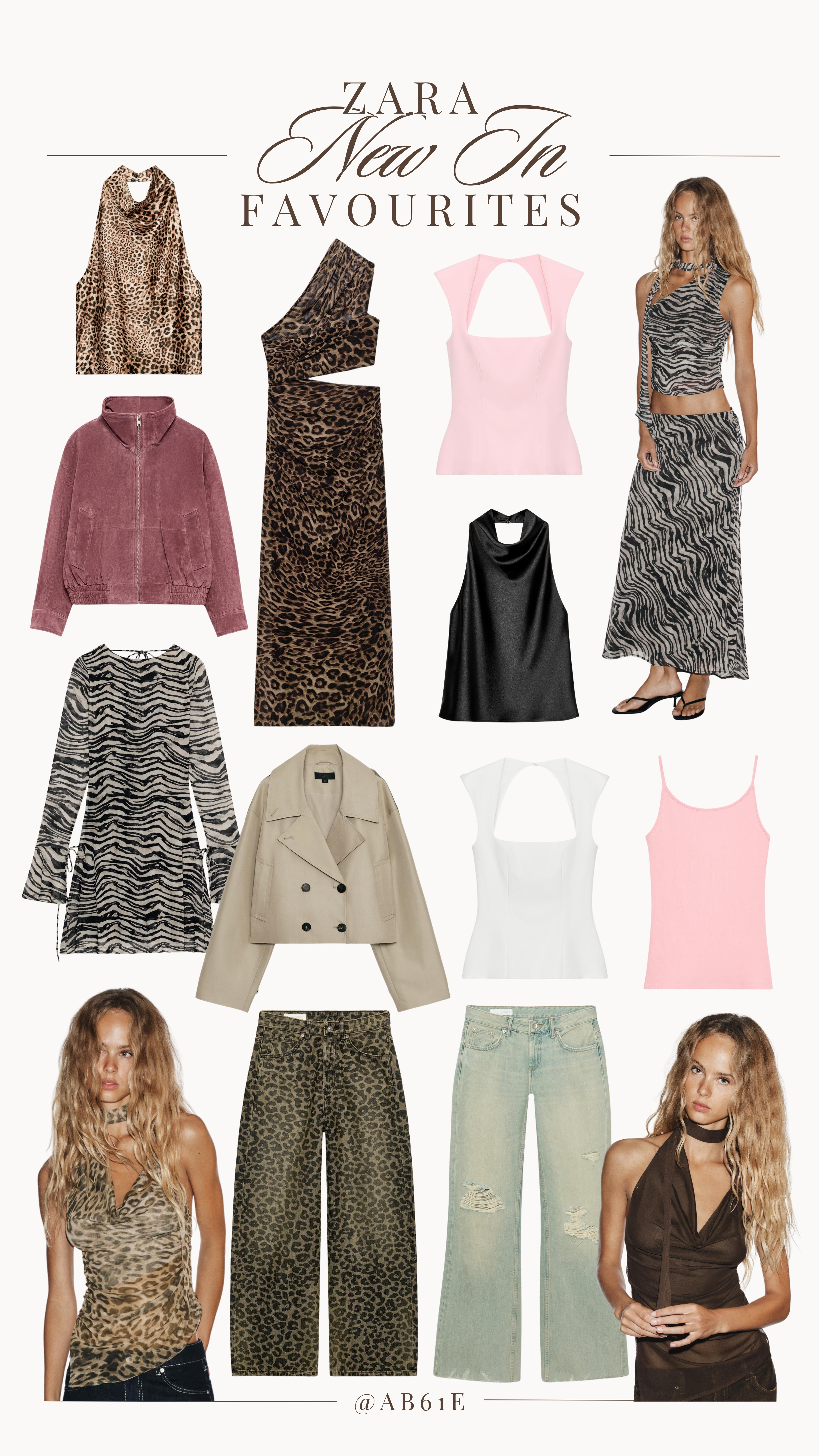 Zara new in faves 🐆✨

leopard print, zebra print, going out top, summer top, cropped trench coat, mini dress, maxi skirt, date night, suede bomber, cut out dress 

 #LTKsummer #LTKautumn #LTKdresses