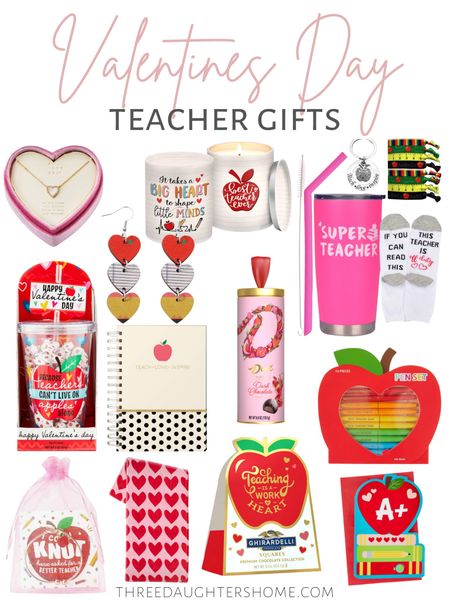 Teacher gift ideas for Valentine’s Day! Treat those teachers who shower our babies with love day in + day out ❤️

#LTKitbag #LTKSeasonal #LTKGiftGuide