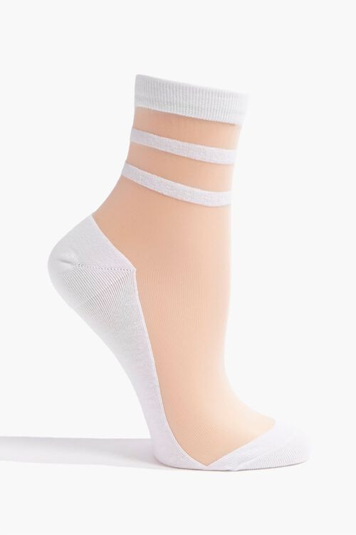 Sheer Mesh Crew Socks | Forever 21 (US)