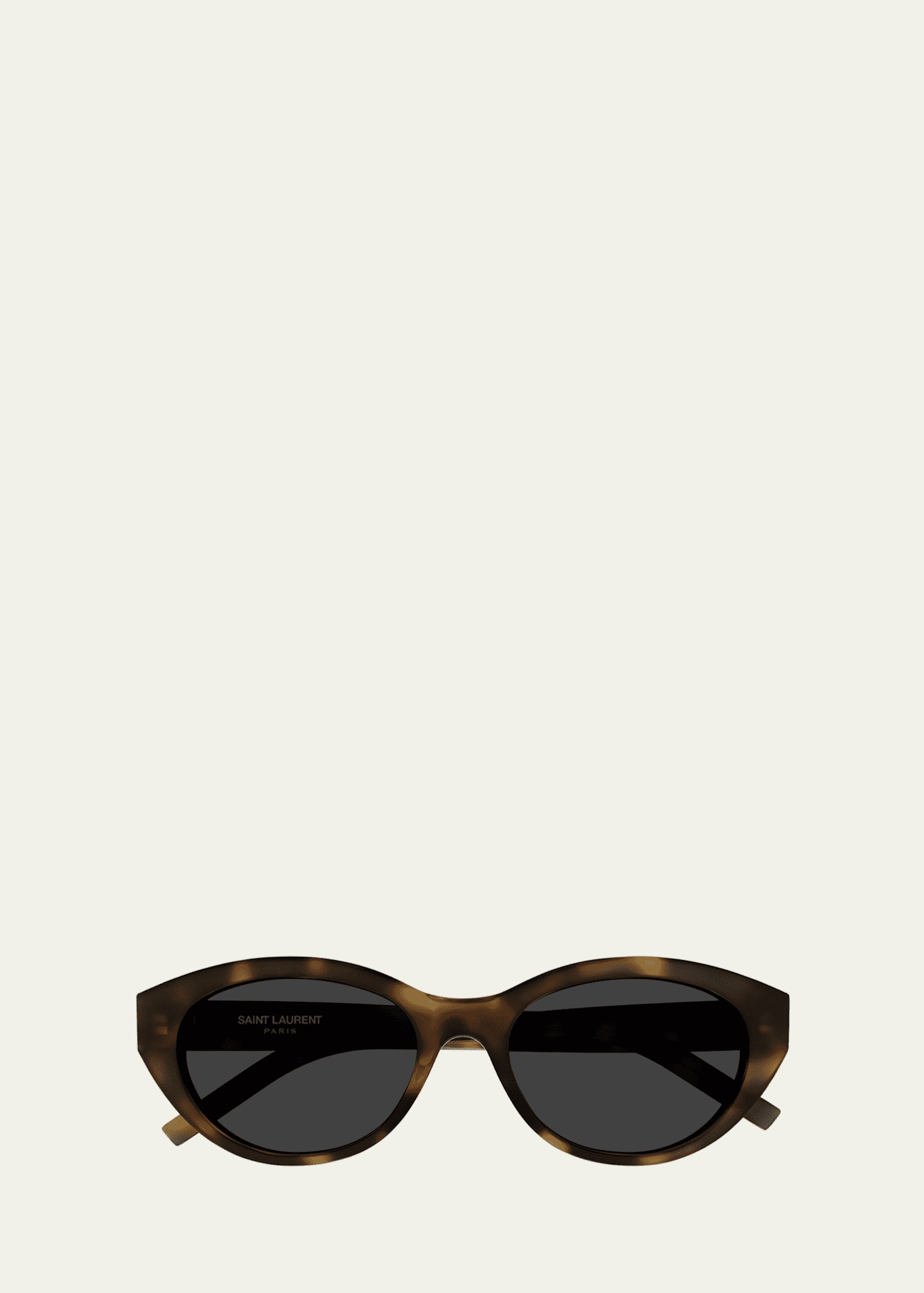 Saint Laurent Recycled Acetate Round Sunglasses | Bergdorf Goodman