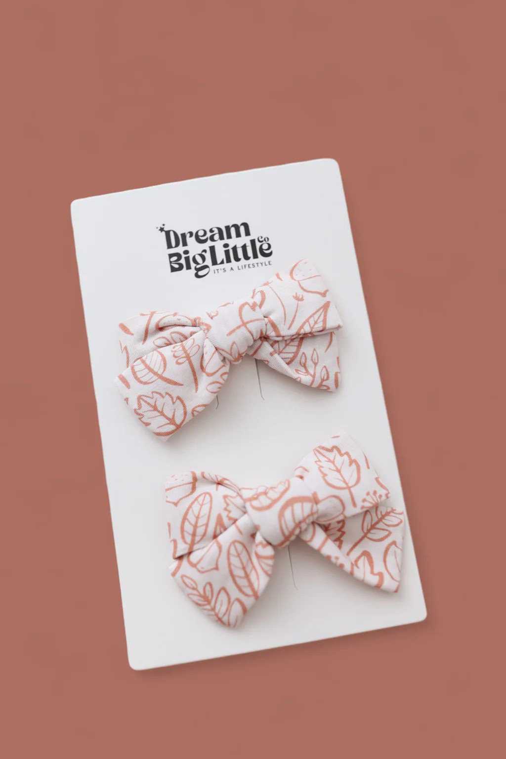 AUTUMN LEAVES DREAM BOW HAIR CLIPS | Dream Big Little Co.