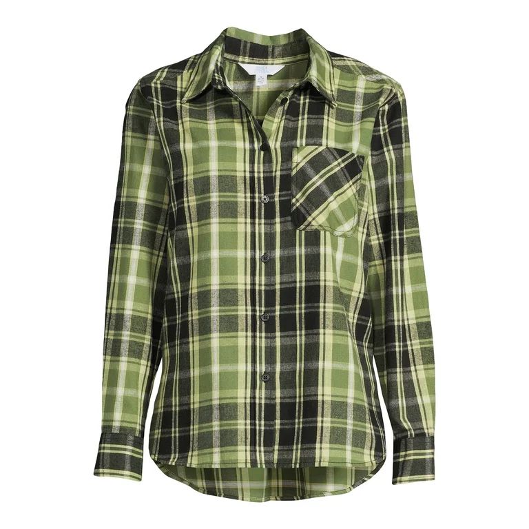 Time and Tru Women's Flannel Shirt | Walmart (US)