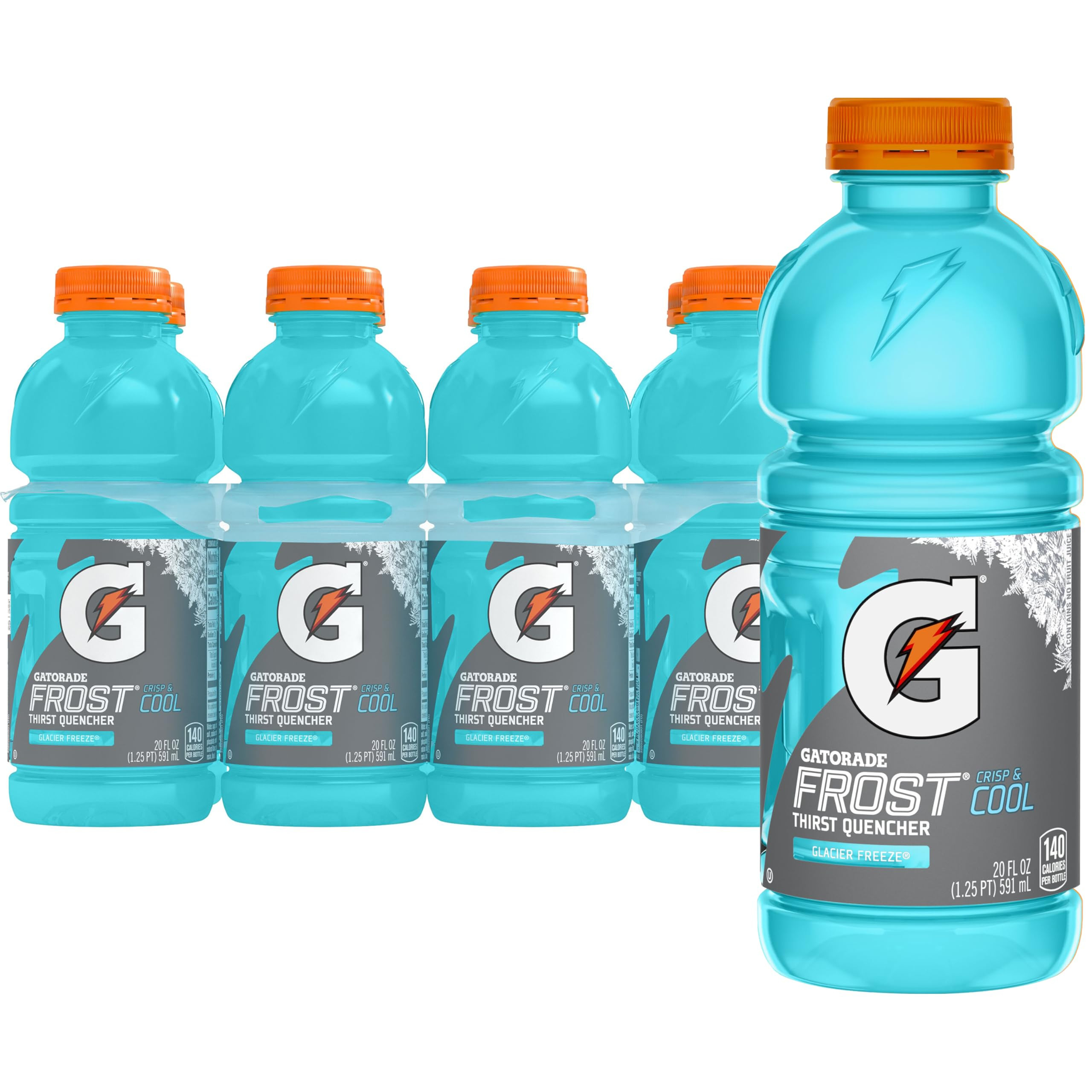 Gatorade Thirst Quencher, Glacier Freeze, 20 Fl Oz (Pack of 8) | Amazon (US)