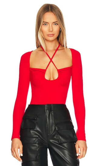 Storme Bodysuit in Red | Revolve Clothing (Global)