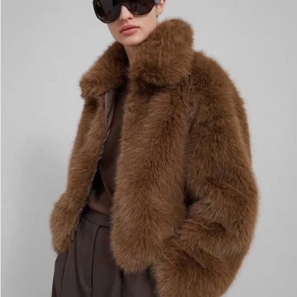 NWT Frankie Shop Sabrina Faux Fur Jacket | Poshmark