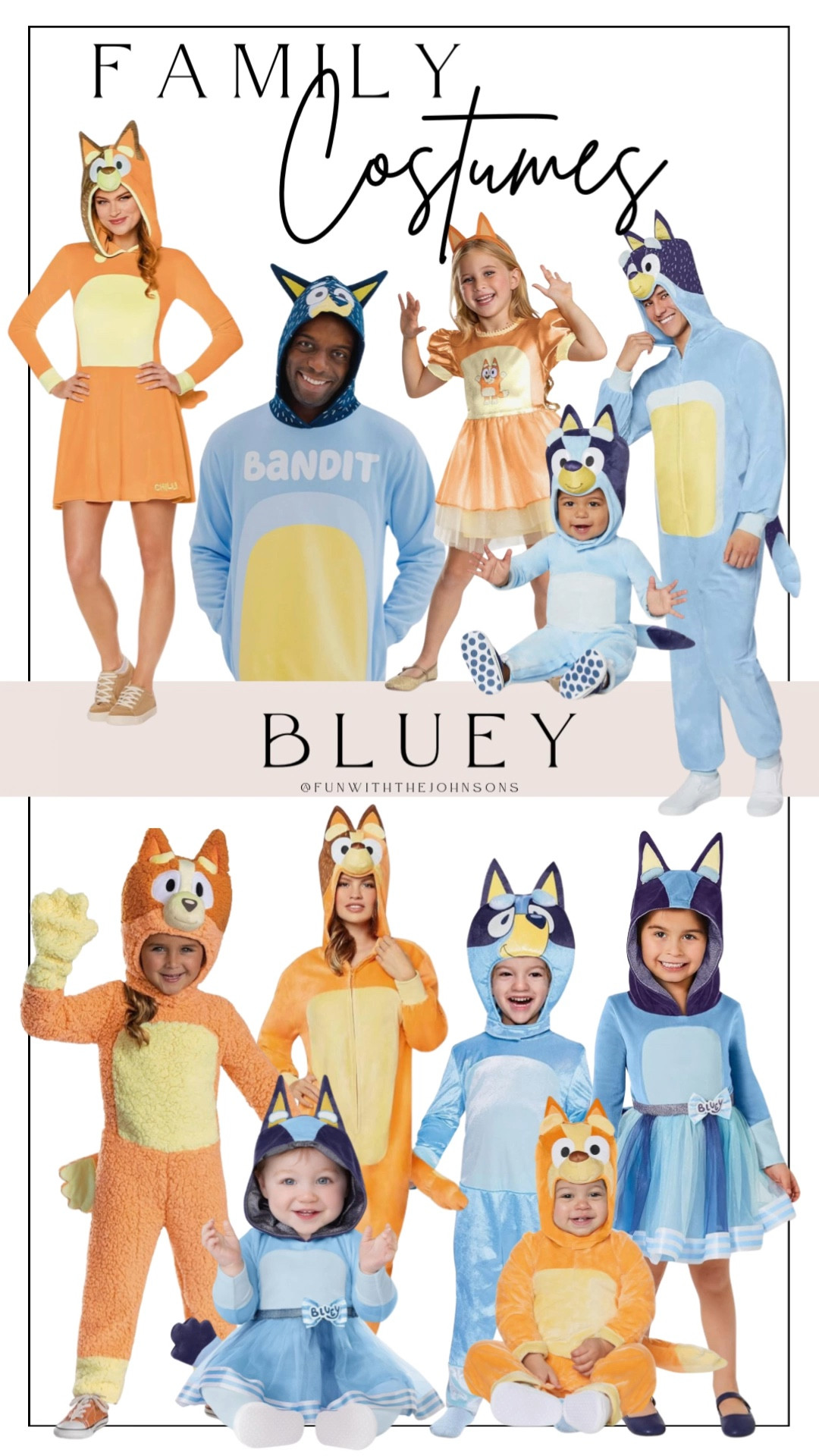 Get ready to be the cutest Bluey family on the block! 🐾

#LTKfamily #BlueyHalloween #FamilyCostumes #Bluey #LTKkids #LTKseasonal #BlueyFans #FamilyHalloweenInspo

#LTKHalloween #LTKHoliday #LTKFamily