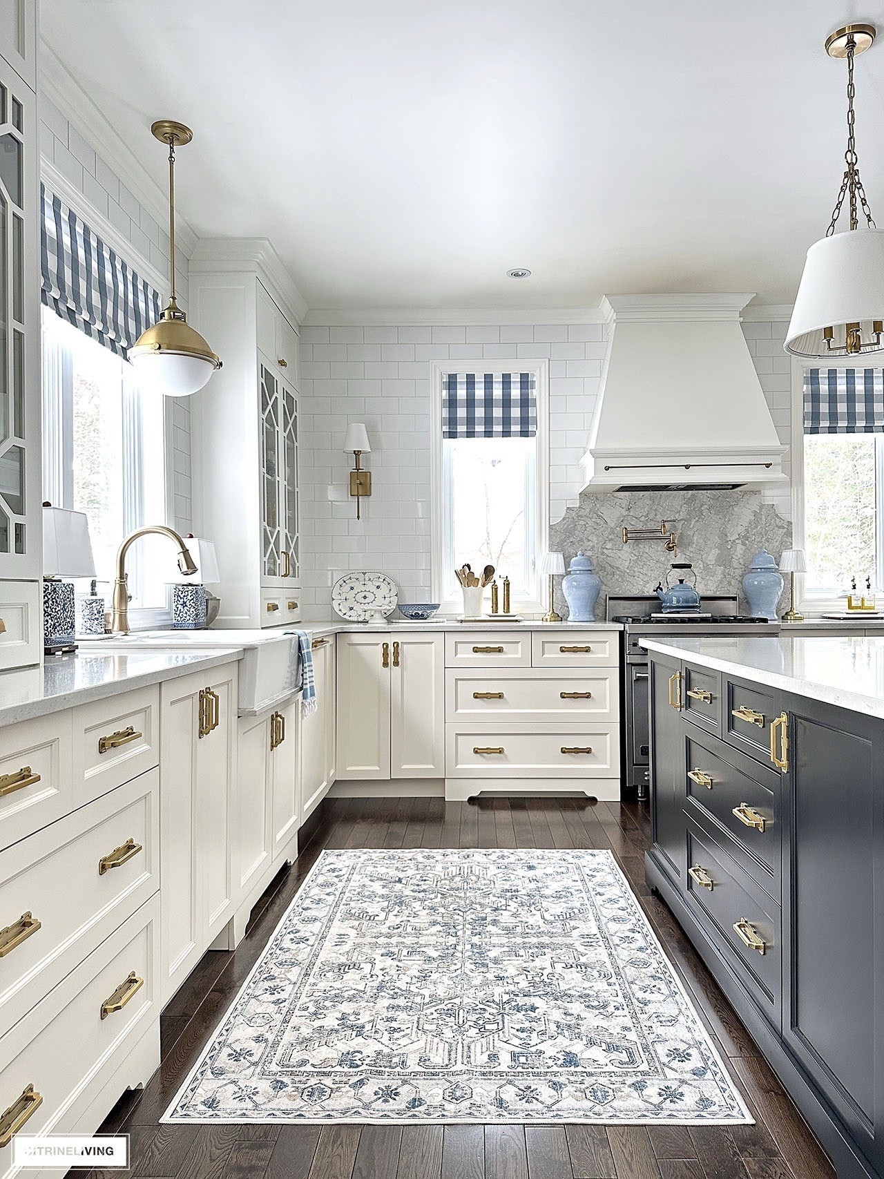 Chic spring kitchen home decor in beautiful blues! Love our chic roman shades!!

Kitchen home, kitchen home decorations, kitchen rug, kitchen runner, roman shades, blue and white decor, blue decor, blue home finds, blue vase, coastal home, home decor. 

#LTKHome #LTKSeasonal