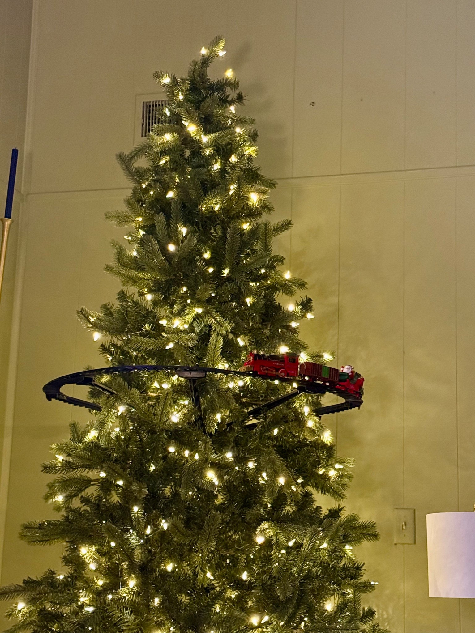 Suspended Christmas tree train 🚂 under $35! 

#christmas #holiday #treetrain #walmart

#LTKHoliday #LTKHome #LTKKids