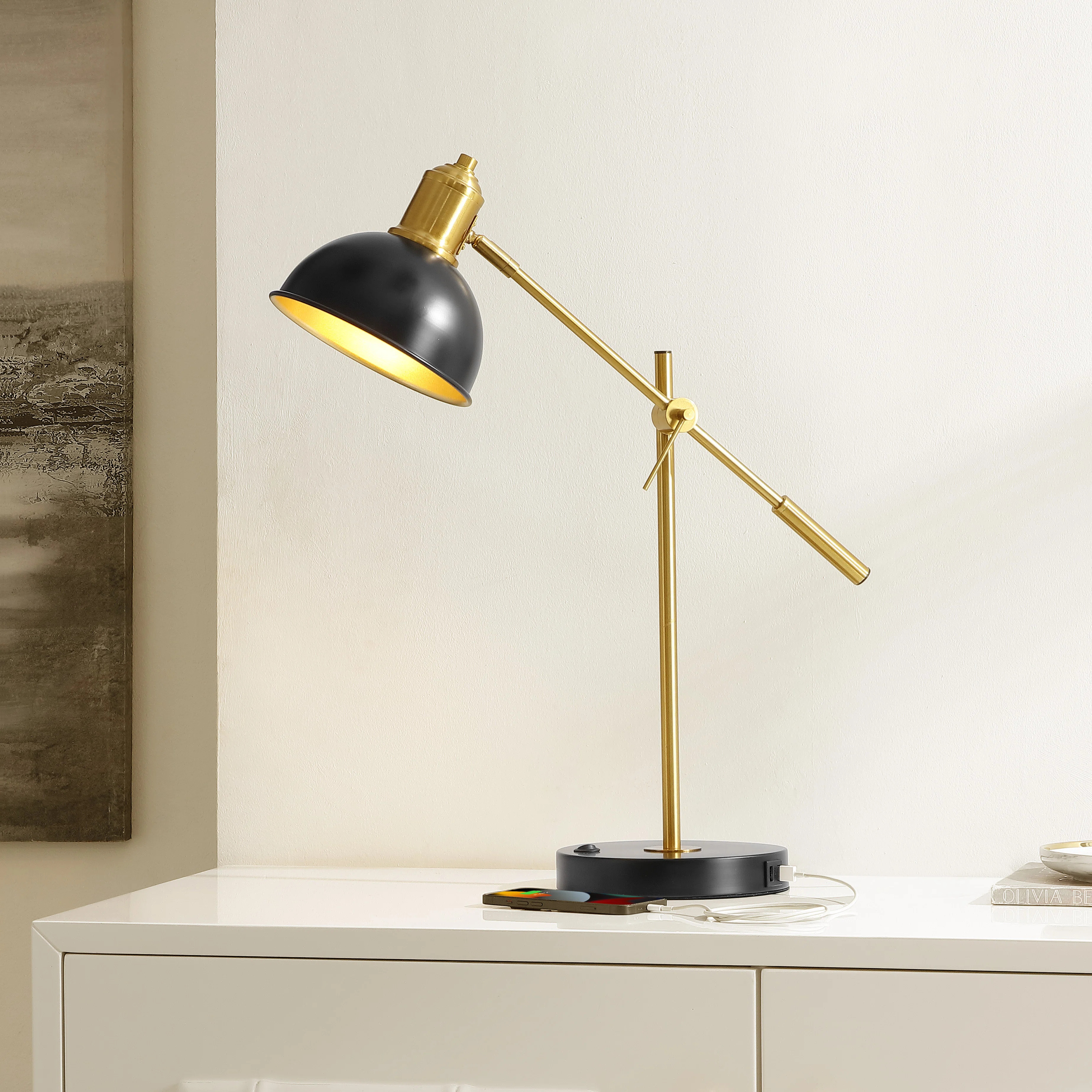 Menka Metal USB Desk Lamp | Wayfair North America