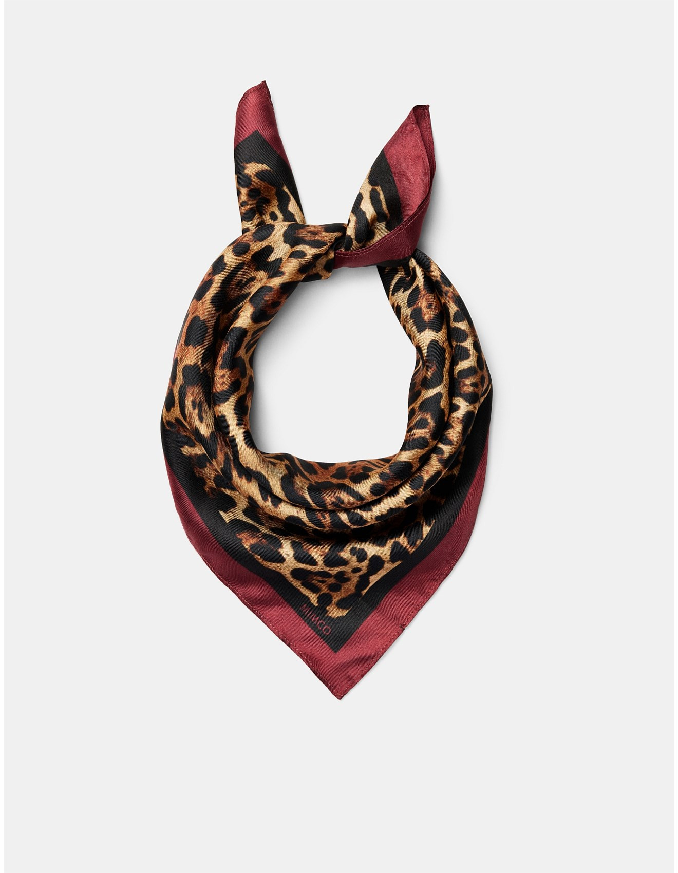 LEOPARD SQUARE SCARF | David Jones (Australia & New Zealand)