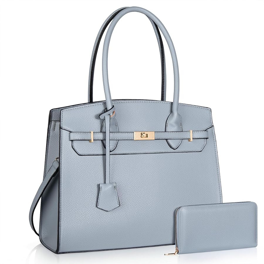 Top Handbags For women, Adjustable Strap Work Satchel with Wallet | Amazon (US)