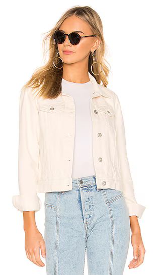 Rumors Denim Jacket in Ivory | Revolve Clothing (Global)