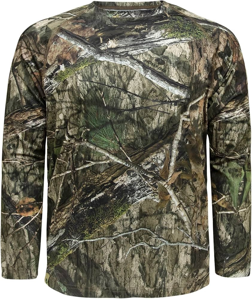 Mossy Oak Men's Camo Hunting Shirts Long Sleeve | Amazon (US)
