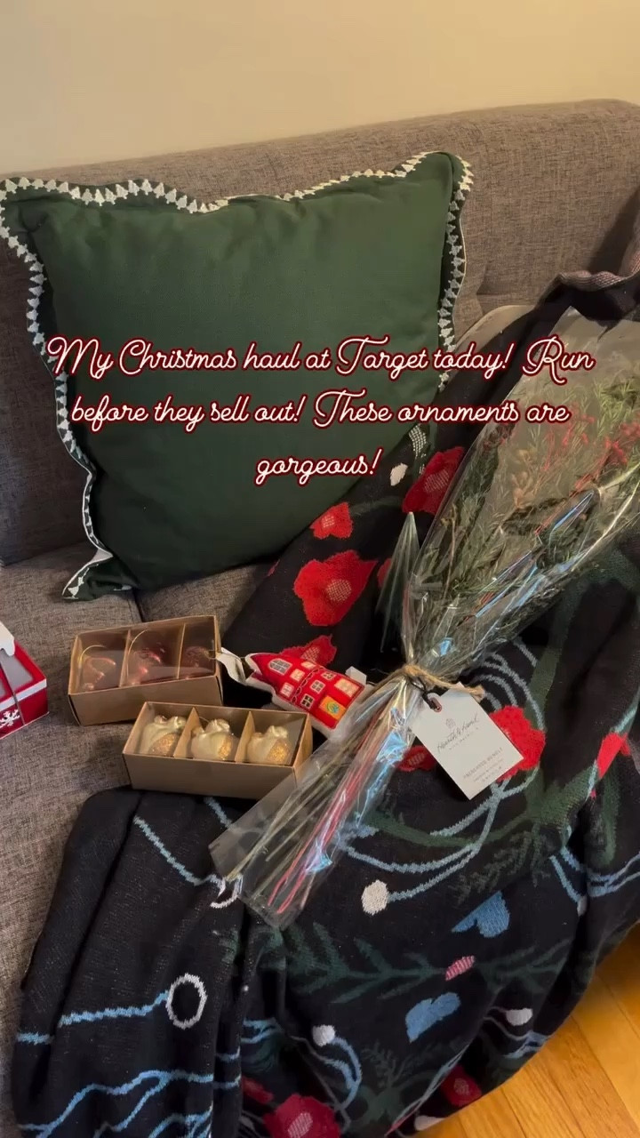 This is my Christmas haul from Target today! They have some amazing and affordable Christmas  ornaments and decor! Run before they sell out! #christmasornaments #christmasdecor

#LTKHome #LTKHoliday #LTKSeasonal